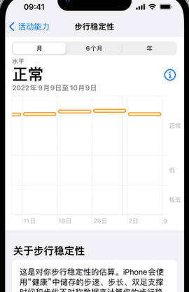 栾川iPhone手机维修如何在iPhone开启'步行稳定性通知'