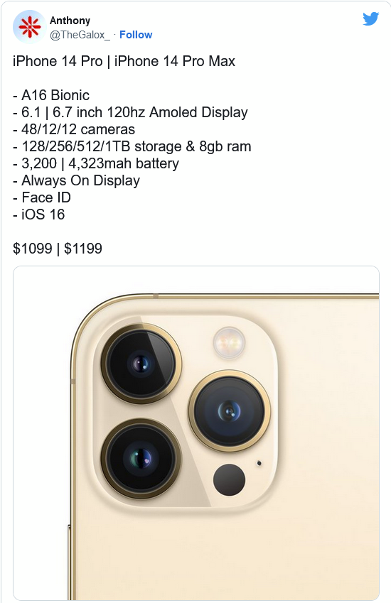 栾川苹果14维修分享iPhone 14全系涨价 
